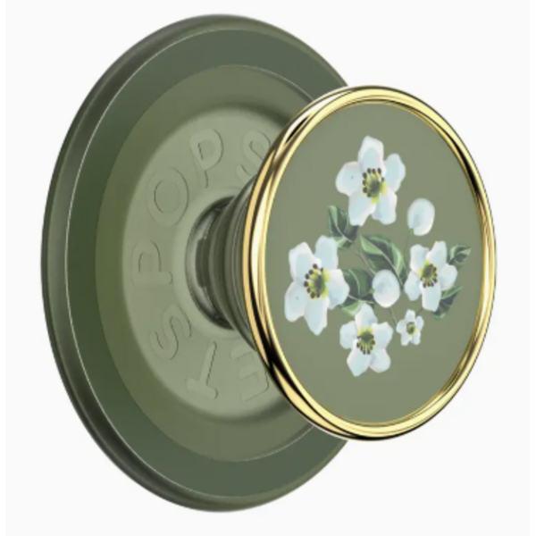 PopSockets PopSockets Magsafe Phone Grip Luxe Enamel Floral Relief