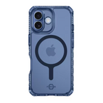 ITSKINS Hybrid_R Vapor MagSafe Case Navy Blue for iPhone 17