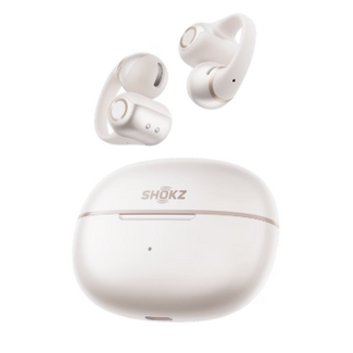 Shokz Shokz OpenDots 2 WHITE True Wireless Earbuds Clip On Nickel Titanium Ultra Lightweight Premium Dolby Audio Triple Mic