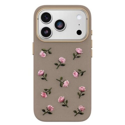OtterBox OtterBox Symmetry Cactus Leather Embroidery MagSafe Case Cottage Rose for iPhone 18 Pro/17 Pro