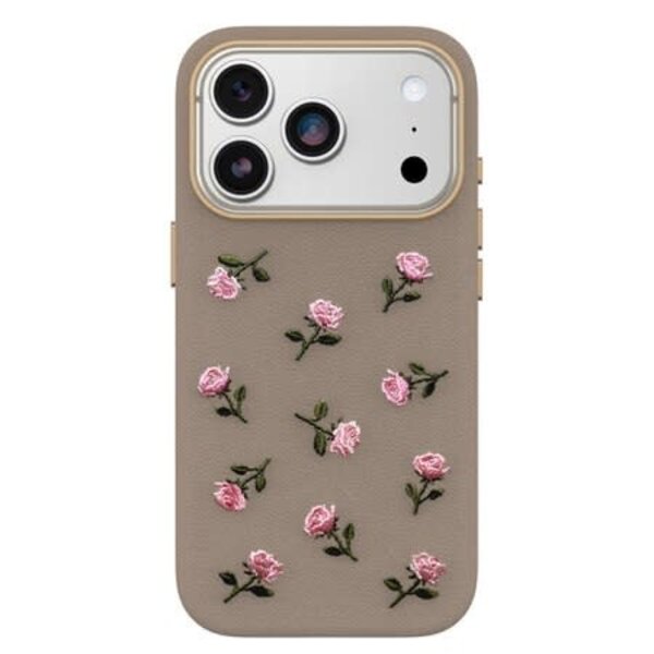 OtterBox OtterBox Symmetry Cactus Leather Embroidery MagSafe Case Cottage Rose for iPhone 18 Pro/17 Pro