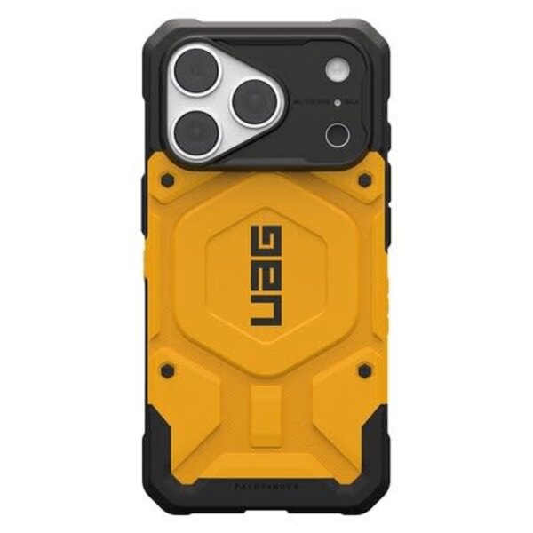 Urban Armor Gear UAG Pathfinder MagSafe Rugged Case Heritage Yellow for iPhone 18 Pro/17 Pro
