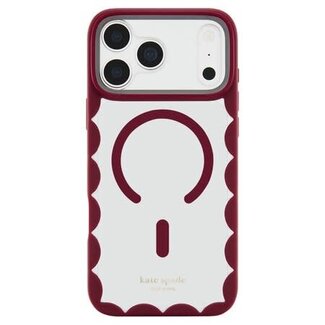 Kate Spade Kate Spade Scallop MagSafe Case Cherry Glaze for iPhone 18 Pro/17 Pro