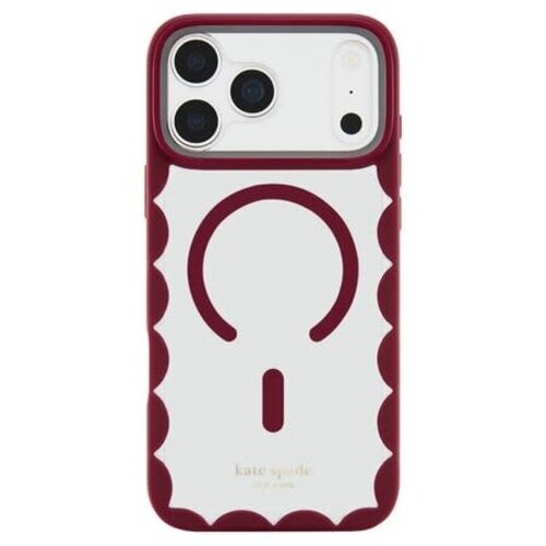 Kate Spade Kate Spade Scallop MagSafe Case Cherry Glaze for iPhone 18 Pro/17 Pro