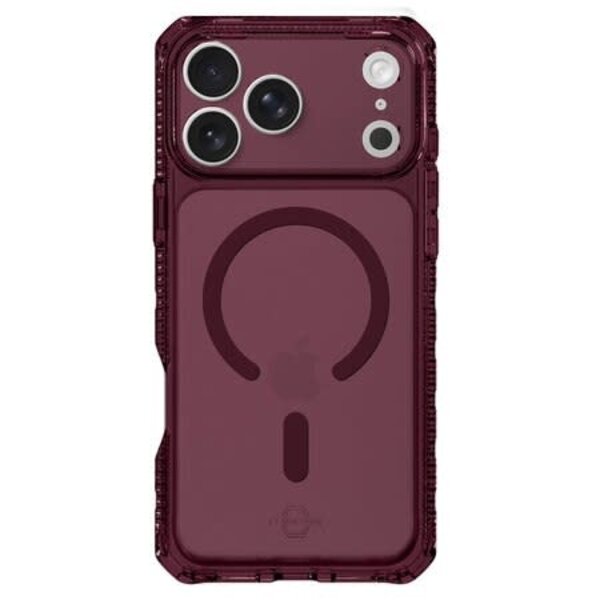 ITSKINS Hybrid_R Vapor MagSafe Case Plum for iPhone 18 Pro/17 Pro