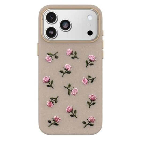 OtterBox OtterBox Symmetry Cactus Leather Embroidery MagSafe Case Cottage Rose for iPhone 18 Pro Max/17 Pro Max