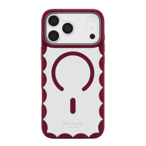 Kate Spade Kate Spade Scallop MagSafe Case Cherry Glaze for iPhone 18 Pro Max/17 Pro Max