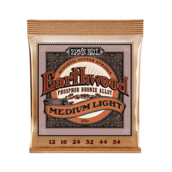 Ernie Ball Ernie Ball Earthwood Medium Light Phosphor Bronze Acoustic Guitar Strings