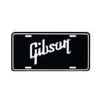 Gibson License Plate Black