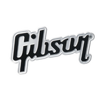 Gibson Logo Tin Sign Black