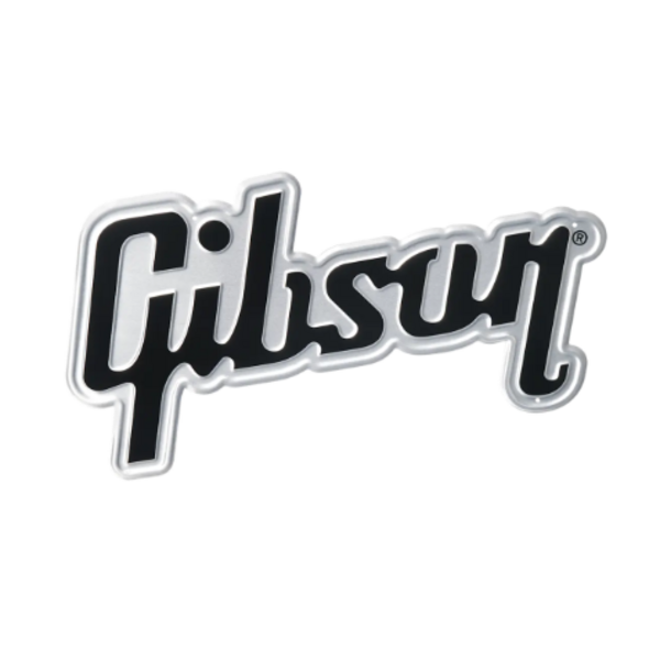 Gibson Logo Tin Sign Black