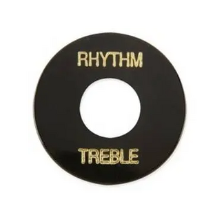 Gibson Rhythm/Treble Switch Washer Black/Gold