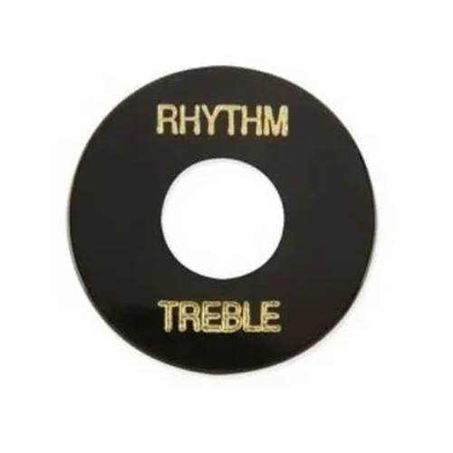 Gibson Rhythm/Treble Switch Washer Black/Gold