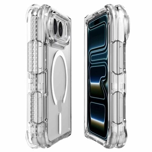 ITSKINS Hybrid_R Hinge MagSafe Clear Case for iPhone Duo