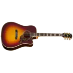 Epiphone Epiphone Hummingbird Deluxe EC Acoustic/Electric Guitar with Case - Autumn Burst