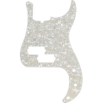 Fender Fender Pickguard, Precision Bass® 13-Hole Mount with Truss Rod Notch White Pearl 4-Ply