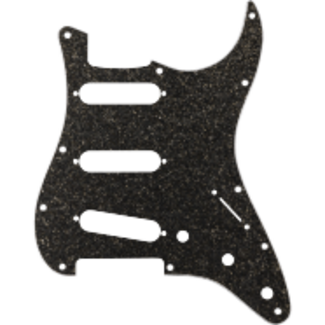 Fender Fender Hybrid Glass/Glitter Stratocaster® S/S/S Pickguard Dark Gray Sparkle