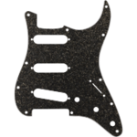 Fender Fender Hybrid Glass/Glitter Stratocaster® S/S/S Pickguard Dark Gray Sparkle