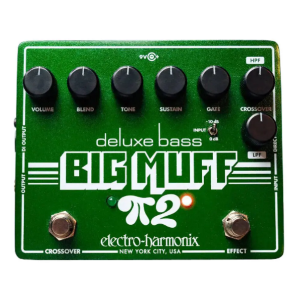 Electro-Harmonix EHX Deluxe Bass Big Muff Pi 2 Dual Op-Amp Bass Fuzz Pedal