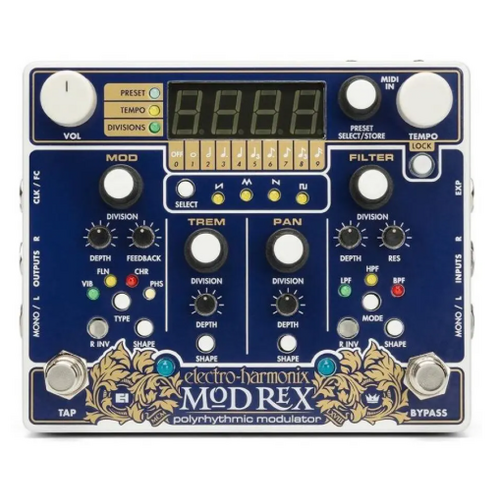 Electro-Harmonix EHX Mod Rex Polyrhythmic Modulator Pedal