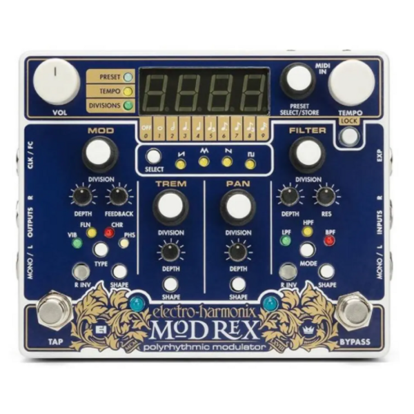 Electro-Harmonix EHX Mod Rex Polyrhythmic Modulator Pedal