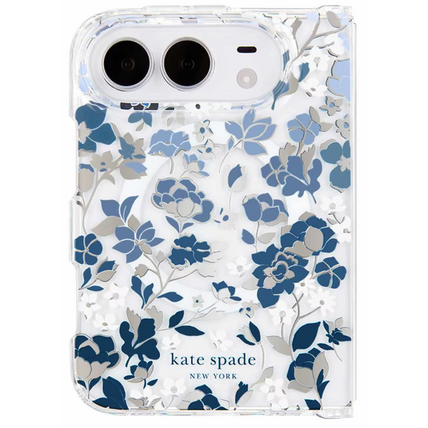 Kate Spade Kate Spade Protective MagSafe Case Flowerbed Blue for iPhone Duo