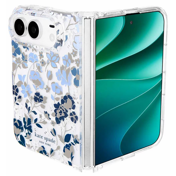 Kate Spade Kate Spade Protective MagSafe Case Flowerbed Blue for iPhone Duo