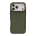 Urban Armor Gear iPhone 17 Pro Max UAG Civilian MagSafe Case - Olive/Orange