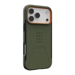 Urban Armor Gear iPhone 17 Pro Max UAG Civilian MagSafe Case - Olive/Orange