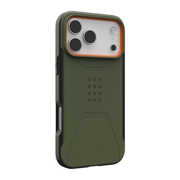Urban Armor Gear iPhone 17 Pro Max UAG Civilian MagSafe Case - Olive/Orange