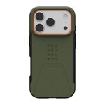 Urban Armor Gear iPhone 17 Pro UAG Civilian MagSafe Case - Olive/Orange
