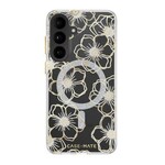 CaseMate Samsung Galaxy S26 FE Case-Mate Floral Gems w/Magnet Case - Gold