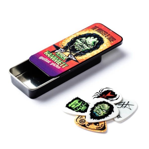 Dunlop Kirk Hammett Pick Tin Box (6 Tins - 6 Picks Per Tin)