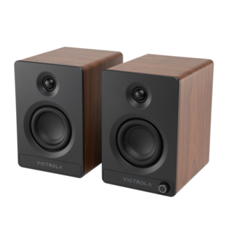 Victrola Victrola Powered Speakers Walnut Set of 2