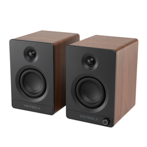 Victrola Victrola Powered Speakers Walnut Set of 2