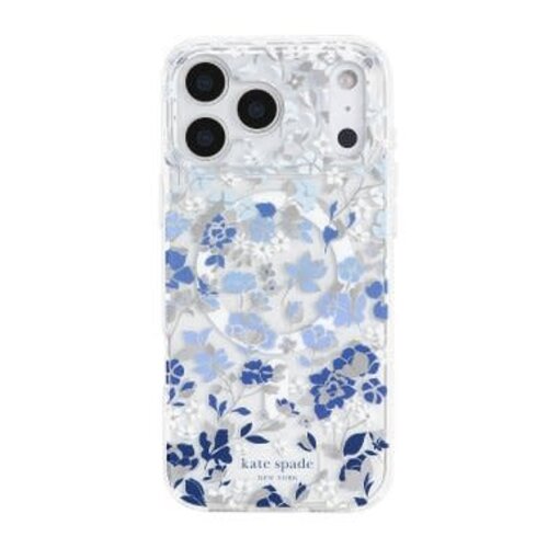 Kate Spade iPhone 18 Pro Max/17 Pro Max Kate Spade Protective MagSafe Flowerbed Blue