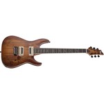 Schecter Schecter C-1 Exotic Spalted Maple Electric Guitar, Satin Natural Vintage Burst