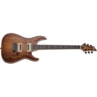 Schecter Schecter C-1 Exotic Spalted Maple Electric Guitar Satin Natural Vintage Burst