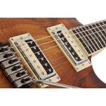 Schecter Schecter C-1 Exotic Spalted Maple Electric Guitar, Satin Natural Vintage Burst