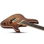 Schecter Schecter C-1 Exotic Spalted Maple Electric Guitar, Satin Natural Vintage Burst