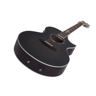 Schecter Schecter Acoustic-Electric Guitar Transparent Black Burst Satin