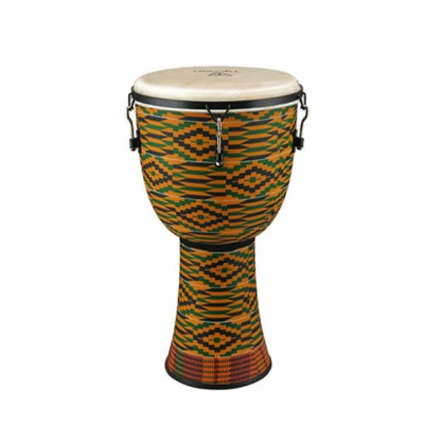 Tycoon Tycoon 8" KEY-TUNED FIBERGLASS DJEMBE - KENTE FINISH