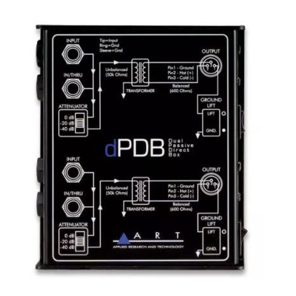ART ART Pro Audio Dual Passive Direct Box