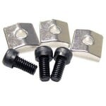 Profile Black Nut Blocks With Screws 3pc