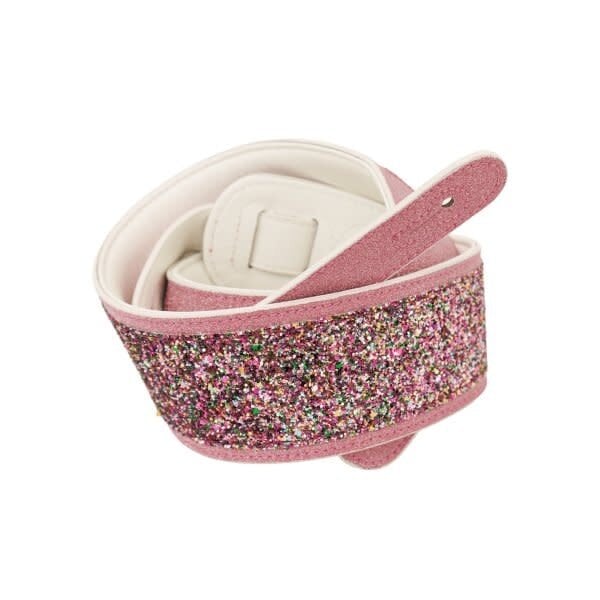 Profile Leather Pink Sparkle Padded Strap