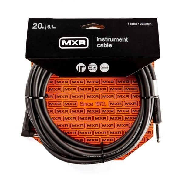 Dunlop Dunlop MXR 20 Ft Standard Instrument Cable Right / Straight