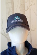 Navy Trucker Logo Adjustable Hat