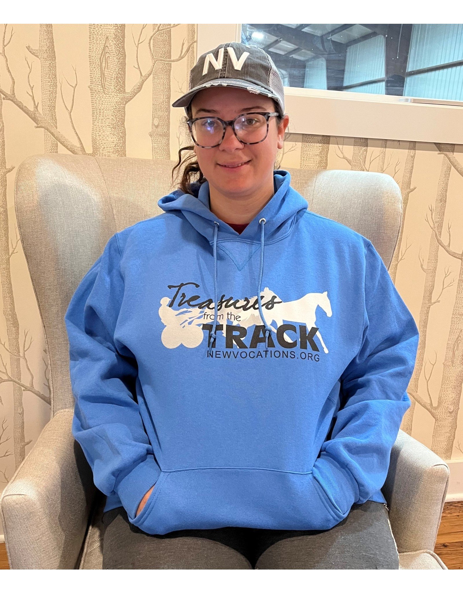 Blue "Treasures from the Track" STB Hoodie