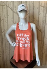 Coral Off the Track & Into My Heart Tank Top