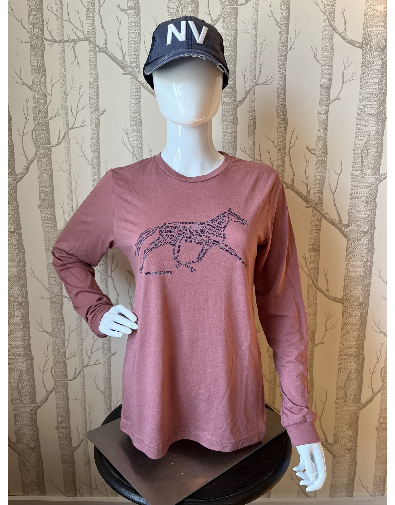 Mauve Standardbred Legacy Long Sleeve T-Shirt